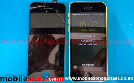 Iphone 5c screen replacement