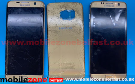 S7 edge lcd and back glass repair